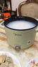 美的（Midea）电煮锅 宿舍小电锅 电蒸锅 多功能家用宿舍泡面小火锅 蒸煮一体电热锅2.6L多功能锅XZE2066 配蒸笼 实拍图