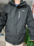 JEEP冲锋夹克衣男女同款三合一两件套保暖防风加绒外套 幻影黑 XL 实拍图