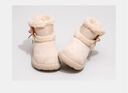 回力雪地靴女冬季新款厚底短筒加绒抗寒保暖耐磨防滑棉鞋 姜糖色 37 实拍图