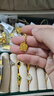 周六福爆闪方糖黄金项链吊坠新年生日礼物计价A0613172 约4.12g 40+5cm 实拍图