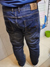 JEEP吉普牛仔裤男秋冬厚款男士宽松大码牛仔长裤子弹力中腰休闲裤男裤 A319蓝色 42 码 3尺2腰围 实拍图