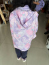 真维斯女孩儿童冲锋衣女童三合一可拆卸单外套加绒内胆两件套女童防风衣 【三合一可拆卸摇粒绒】紫色6611 150 实拍图
