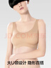 蕉内（Bananain）空气杯308A软支撑无痕女士内衣薄款透气大U领四季款背心式文胸罩 浅肤 XL (80C/85A/85B） 实拍图