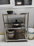 稳纳 厨房置物架落地 加厚不锈钢收纳架微波炉架子烤箱货架B3608 实拍图