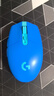罗技（G）G304 LIGHTSPEED无线鼠标 游戏鼠标 轻质便携 鼠标宏 绝地求生FPS英雄联盟吃鸡 生日礼物 蓝色 实拍图