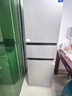 海尔（Haier）「真省电」217L三门小冰箱黑金净化一级能效风冷无霜星辉银BCD-217WGHC3E9S9国家补贴 实拍图