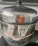 苏泊尔SUPOR 蒸锅真味鲜不锈钢双层复底28cm蒸鱼锅加高锅盖蒸笼EZ28BS04 实拍图