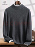 帕什【25新款新色】半高领羊绒衫女100山羊绒百搭针织打底毛衣女ps-02 黑色 XL (120-135斤) 实拍图