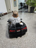 星辰皓奥迪儿童电动车四驱汽车遥控四轮宝宝玩具车可坐人童车RSGT 黑色+四驱+遥控+摇摆+皮座+软轮 实拍图