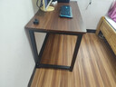 舒客艺家 电脑桌台式小户型小桌子家用学习桌写字办公书桌电竞长条桌子 【2.3cm加厚桌面】120*60胡桃色 加固电脑桌 实拍图