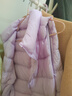 鸭鸭儿童羽绒背心马甲新短款轻薄男女童秋冬装中大童装休闲马夹GM 微光紫 140 实拍图