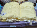 钱皇黄金丝贵族蚕丝被  100%桑蚕长丝 子母被 1+3斤 220*240cm 黄色 实拍图
