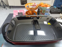 九阳 烤鱼锅烤涮一体两用锅电火锅专用锅长方形烤鱼炉电烤锅纸包鱼多用途锅烤肉电煮锅 8L 大容量 HG80-G7-红色款 实拍图