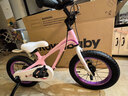 优贝（RoyalBaby）儿童自行车男女镁合金单车 月亮系列3-5岁 宇航员14寸 粉色 实拍图