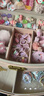 迪漫奇儿童首饰盒礼盒套装女孩生日礼物公主过家家玩具DIY手工饰品串珠梳妆打扮3-6-10岁发夹发圈戒指收纳盒 实拍图