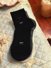 猫人5双棉袜男士袜子男纯棉100%秋冬中筒袜吸汗透气商务男袜提花混色 实拍图