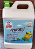 白猫 柠檬薄荷洗洁精5kg*4瓶（整箱装） A类食品用祛油除腥青柠薄荷香 实拍图