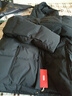 京东京造羽绒服男鸭绒加厚防寒工装面包服短款冬季外套衣服 黑色 XL 实拍图