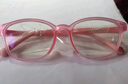 普莱斯（pulais）儿童防蓝光眼镜近视眼镜框架抗蓝光男女孩通用透粉色8072 实拍图