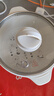 美的（Midea）电煮锅 小电锅 便携式折叠锅 旅行出差家用304不锈钢 0涂层烧水电热锅 多功能锅 XZE1625S 配蒸笼 实拍图