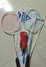 匹克 羽毛球拍双拍耐打儿童成人学生初学者套装比赛训练对拍粉蓝 实拍图