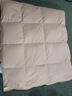 无印良品100%白鹅羽毛被子 羽毛绒丝冬被 秋冬被芯约5.9斤200*230cm白色 实拍图