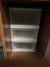 甘香屋 【3个装】塑料收纳箱抽屉式收纳盒衣收纳衣服透明储物整理收纳柜 【14L】14L深37.3*宽25.5*高14cm 3个装 实拍图