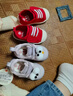 M1&M2童鞋女童帆布鞋男童室内鞋幼儿园室外小白鞋儿童鞋子女学步鞋398 红色 24 适合脚长14.5cm 实拍图