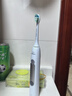 飞利浦（PHILIPS）【肖战推荐】声波电动牙刷钻石3系Pro  生日新年礼物 情侣款送男生/女友 深层清洁HX5272/03白色  实拍图