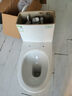 松鲸 卫浴家用马桶坐便器大冲力超漩虹吸式静音连体座便器小户型马桶 直冲型【大冲力】300坑距 实拍图
