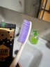 高露洁（Colgate）超长头牙刷70孔成人牙刷2支紫色软毛护龈懒人牙刷高效清洁大头 实拍图