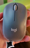 罗技（Logitech）M185鼠标 无线鼠标 办公鼠标 对称鼠标 黑色灰边 带无线2.4G接收器 实拍图