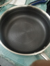 康巴赫煎锅不粘锅平底锅316L不锈钢双面蜂窝煎28cm悦厨早餐锅燃气灶通用 实拍图