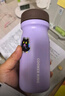 炊大皇保温杯 316L医用级不锈钢茶水分离商务便携保温杯 绿色 490ml 实拍图