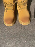 H8马丁靴男2025新款情侣女真皮户外登山鞋高帮工装鞋子英伦风大黄靴 K-大黄靴【二层牛皮】 42 男码 实拍图