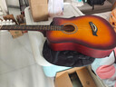 维卡斯（WEIKASI）民谣吉他初学者木吉他单板新手入门练习琴guitar吉它学生男女乐器 41英寸日落色+礼包【进阶推荐】 实拍图