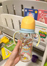 贝亲（Pigeon）PPSU双把手防胀气奶瓶330ml 绅士豹 L号奶嘴 6月+ AA223 实拍图