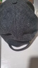 猫人帽子男冬季羊毛保暖男士鸭舌帽大头围品牌棒球帽闭口帽子 灰色 实拍图