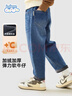 班尼路（Baleno）儿童牛仔裤2025秋冬款加绒中大童童装百搭裤子男女童冬装保暖长裤 实拍图