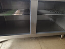 志高（CHIGO）冷藏工作台奶茶店设备全套水吧台不锈钢保鲜平冷操作台冰柜 厨房冰箱商用保鲜工作台 1.8M-0.8M-0.8M冷藏【中梁| 回弹门】 【不锈钢内层架】店长推荐 实拍图