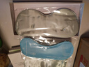 珍视明真丝睡眠遮光眼罩桑蚕丝透气男女通用 青玉色 实拍图