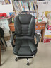费林斯曼老板椅办公椅电脑椅靠背椅按摩可躺转椅搁脚午休电竞椅子懒人座椅 【可躺搁脚】经典黑+加厚海绵 联动扶手 【送货上门】 实拍图