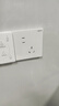 罗格朗（LEGRAND）开关插座面板 仕典/逸景玉兰白无边框16A三孔带开关空调浴霸插座 实拍图