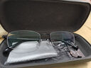 奥杰近视眼镜男有度数超轻半框近视镜可配100 150 200 250 300 350度 镜片折射率1.56（较薄） 双眼近视-175度 (含镜盒镜布) 实拍图