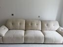 法莎蒂布艺沙发客厅现代简约直排三人位复古奶油云朵沙发雪尼尔 3米单扶单+单+单扶单 【豪华版雪尼尔婴儿绒】 实拍图