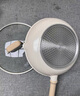 苏泊尔（SUPOR）平底锅不粘煎锅28cm陶瓷覆层炒菜锅聚油牛排锅耐磨不粘锅磁炉通用 实拍图