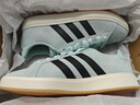 adidas「面包鞋」GRAND COURT BASE 00s休闲低帮板鞋男女阿迪达斯 薄荷绿/黑色/汉玉白   42 实拍图