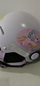 绿源新款电动车3C儿童头盔可爱卡通萌趣3-12岁宝宝男孩女孩安全头盔 小马宝莉-紫色-【短晒镜】 【带护耳】 实拍图