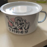 老式搪瓷碗泡面碗泡面神器学生宿舍快餐杯耐高温家用饭缸复古怀旧 大容量【加厚1600ml】全村的希望 实拍图