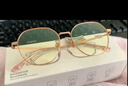 蒙卡洛德国进口材质防蓝光眼镜女抗辐射疲劳看手机电脑护目平光无度数男 0度 德国欧盟防蓝光-8333黑砚银 实拍图
